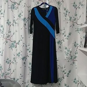 Long Sleeve Liquid Knit Maxi Dress